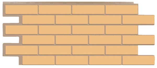 Фасадная панель T-Сайдинг - Кирпич Модерн Бежевый купить в Пушкино
