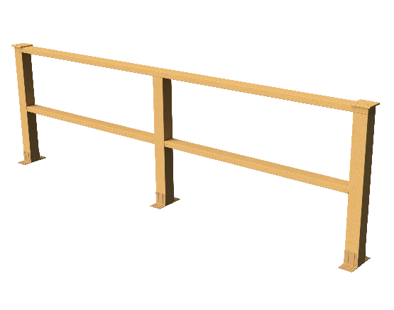 Ограждения декоративное ДПК GRINDERDECO Ковбойская изгородь песчаник купить в Пушкино