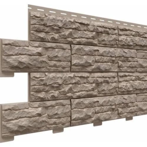 Фасадная панель Скалистый риф Премиум Графит  купить в Пушкино