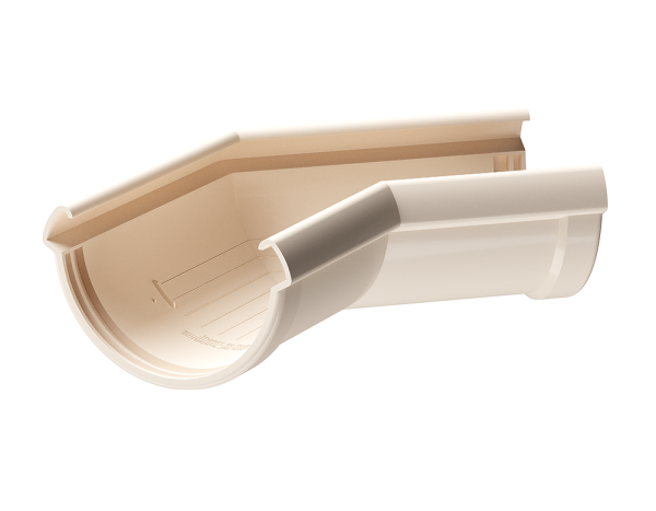 Угол желоба 135° Docke Lux ПВХ Латте купить в Пушкино