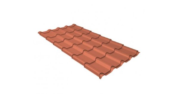 Металлочерепица камея GL 0,5 Quarzit Cuprum Steel купить в Пушкино