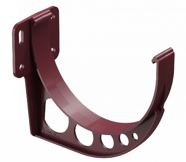 Кронштейн желоба ПВХ Docke STANDART красный купить в Пушкино