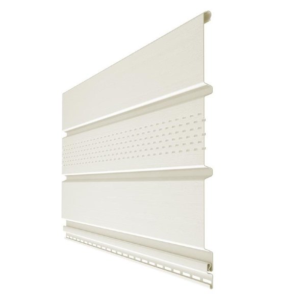 Софит с центральной перфорацией белый купить в Пушкино
