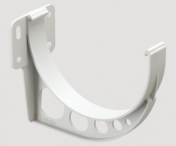 Кронштейн желоба ПВХ Docke STANDART пломбир купить в Пушкино