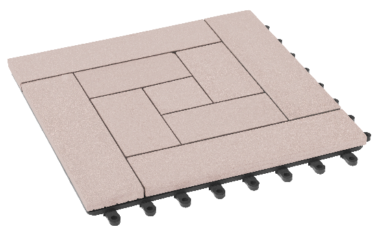 Модульный паркет ДПК GRINDERDECO Люкс 10 Выбеленный дуб купить в Пушкино