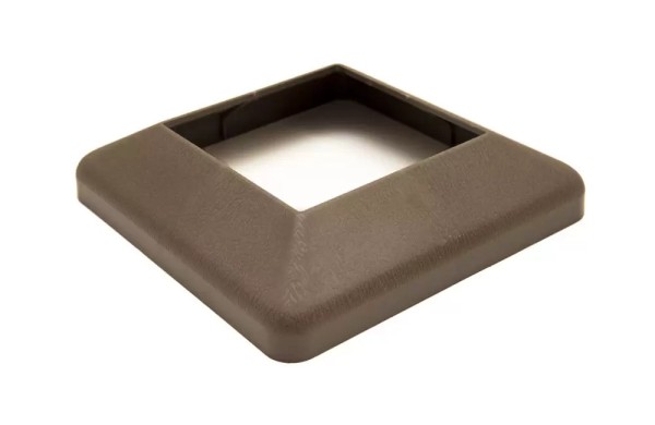 Крышка нижняя ПВХ для столба Deckart 100х100 Венге купить в Пушкино