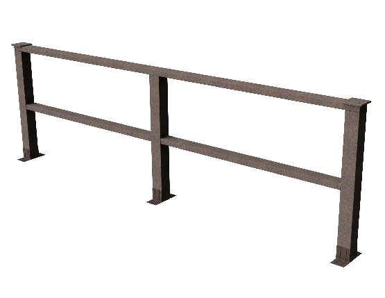 Ограждения декоративное ДПК GRINDERDECO Ковбойская изгородь венге купить в Пушкино