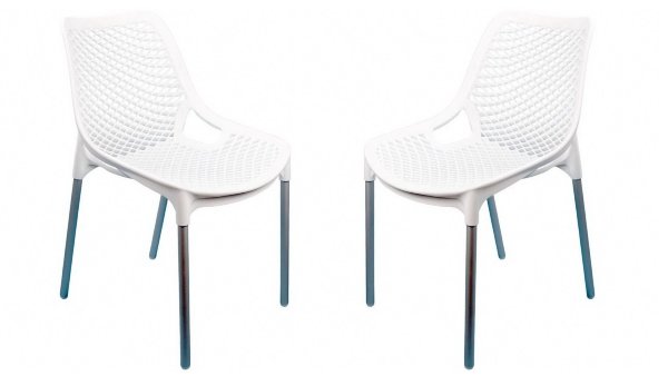Стулья для уличных кафе белые купить в Пушкино