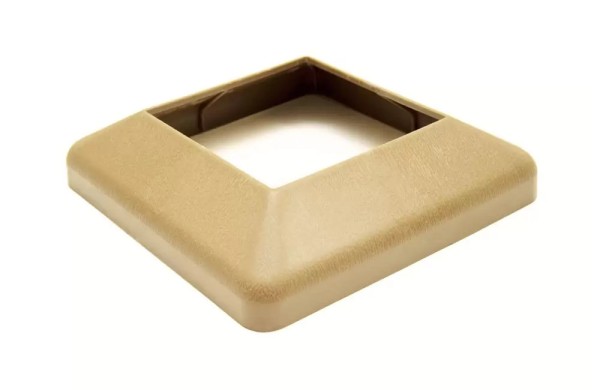 Крышка нижняя ПВХ для столба Deckart 100х100 Орех купить в Пушкино