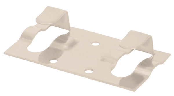 Кляймер стартовый Grinder для монтажа наличника белый купить в Пушкино