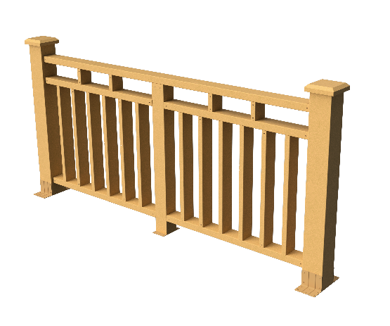 Ограждения декоративное ДПК GRINDERDECO Европа песчаник купить в Пушкино