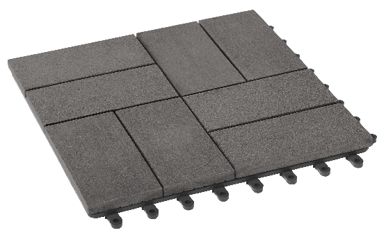 Модульный паркет ДПК GRINDERDECO Люкс 9 Серый базальт купить в Пушкино