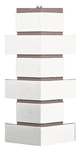 Угол T-Сайдинг - Кирпич Модерн Белый купить в Пушкино