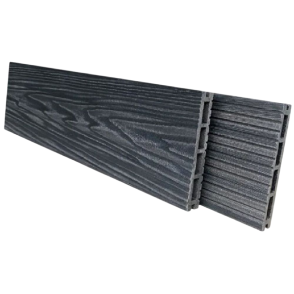 Террасная доска NanoWood Comfort 3D тиснение + вельвет Графит купить в Пушкино