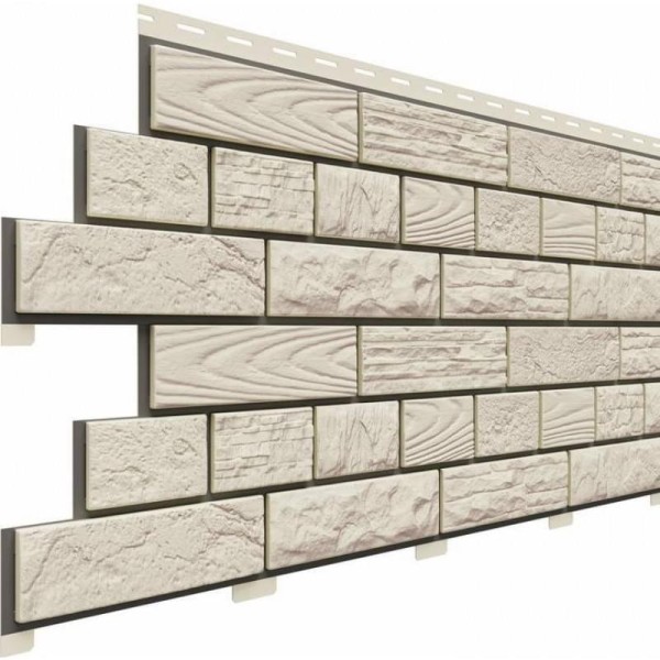 Фасадные панели (Цокольный Сайдинг) Доломит Москва Мраморный купить в Пушкино