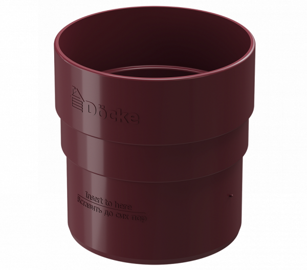 Муфта соединительная ПВХ Docke STANDART красный купить в Пушкино