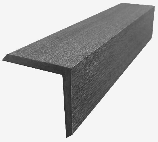 Декоративный угол 50×50 графит купить в Пушкино