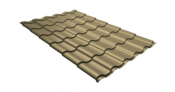 Металлочерепица кредо 0,45 PE RAL 1014 слоновая кость купить в Пушкино