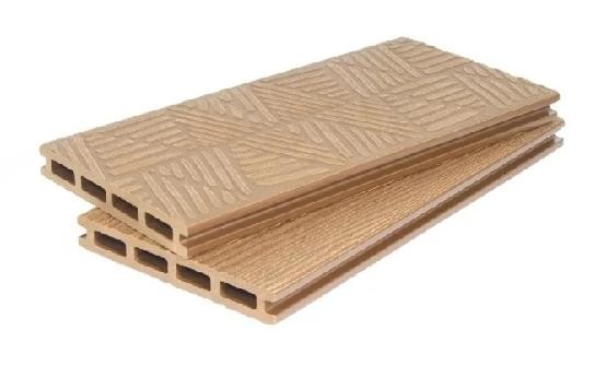 Террасная доска ДПК POLIVAN GROUP 3D+3D NEW пустотелая двухсторонняя DENPASAR Песочный купить в Пушкино