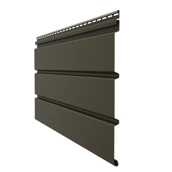 Софит сплошной коричневый без перфорации купить в Пушкино