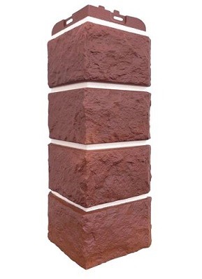 Угол наружный Grand Line Колотый Камень Корица, Шов белый купить в Пушкино