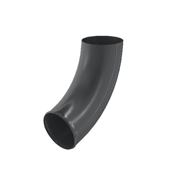 Водосток Aquasistem, система 150/100 - Отвод трубы RAL 7024 Тёмно-серый купить в Пушкино