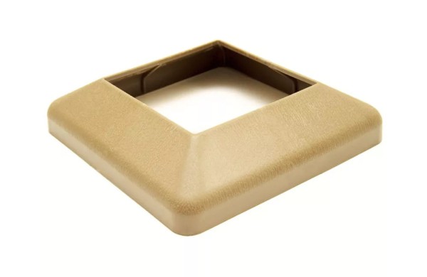 Крышка нижняя ПВХ для столба Deckart 125х125 Орех купить в Пушкино