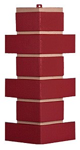 Угол T-Сайдинг - Кирпич Модерн Красный купить в Пушкино