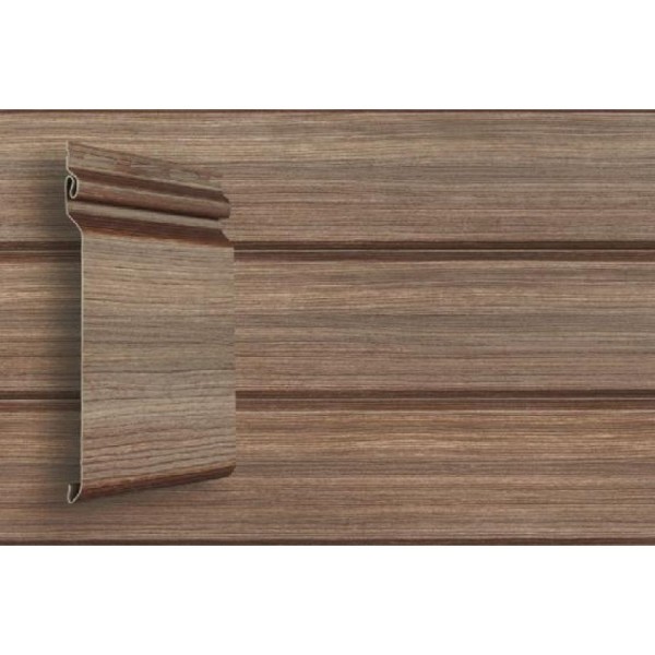 Виниловый сайдинг Grand Line Natural-Брус Tundra - Кедр купить в Пушкино