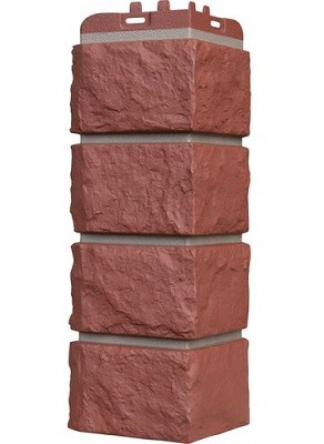 Угол наружный Grand Line Колотый Камень Корица, Шов темно-бежевый купить в Пушкино