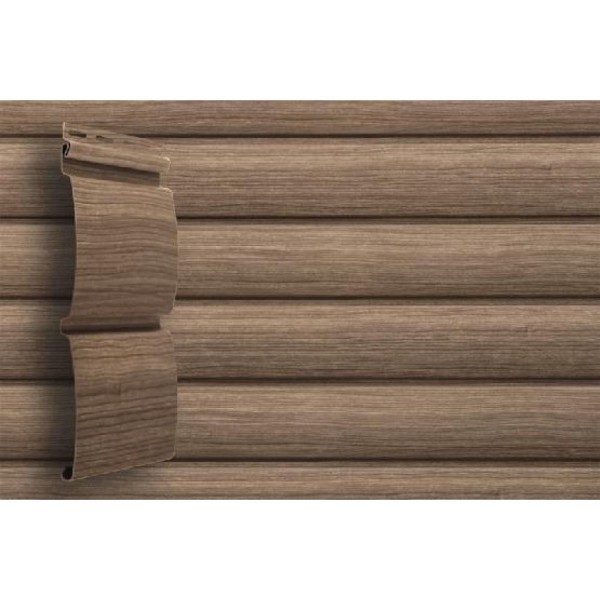 Виниловый сайдинг Grand Line Tundra Блок-хаус - Кедр купить в Пушкино