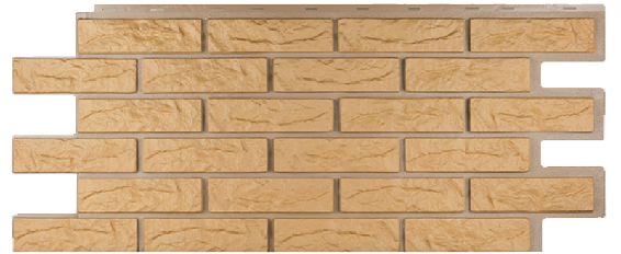Фасадная панель Техоснастка, Лондон Брик, Бежевый купить в Пушкино