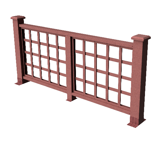 Ограждения декоративное ДПК GRINDERDECO Дувр мербау купить в Пушкино