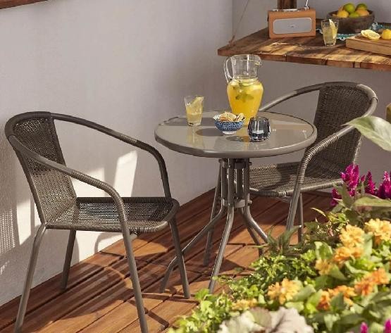 Комплект плетеной мебели AFINA из иск. ротанга Асоль-7 TLH-037B/TLH-060 brown-2pcs купить в Пушкино