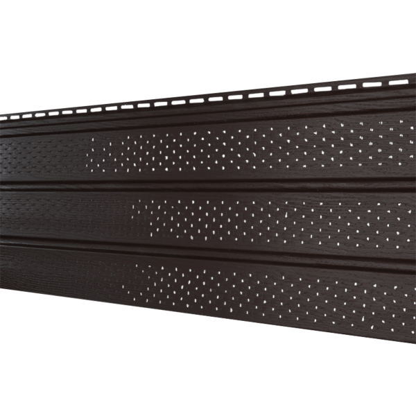 Софит Ю-Пласт Классический, с полной перфорацией коричневый купить в Пушкино