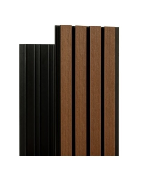 Фасадная реечная панель Ecodecking Скай коэкструзия 200х20х3000 Тик купить в Пушкино