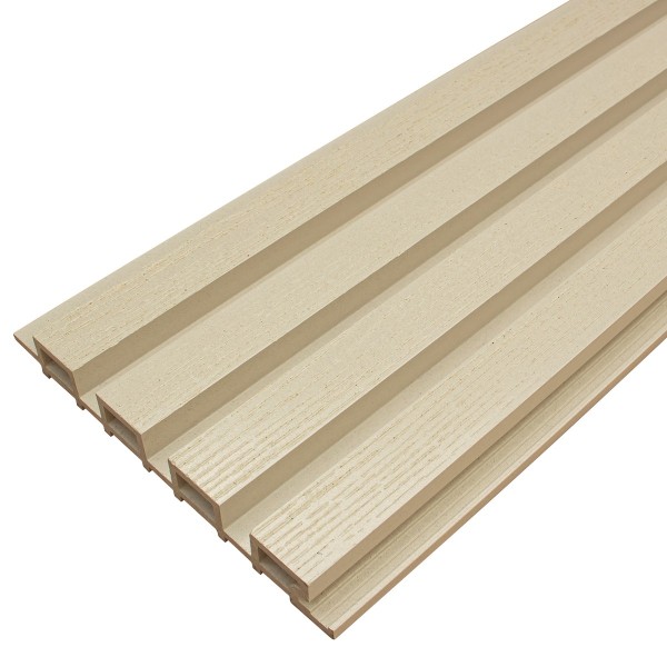 Фасадная доска из ДПК Faynag Wood Рейка Слоновая кость купить в Пушкино