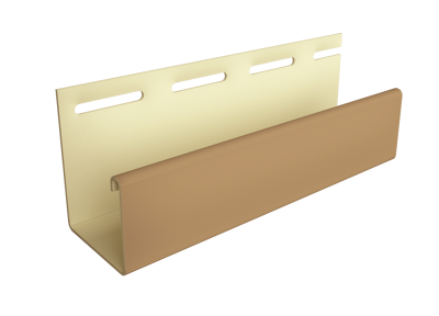 Фасадный J-профиль 30 мм Карамельный