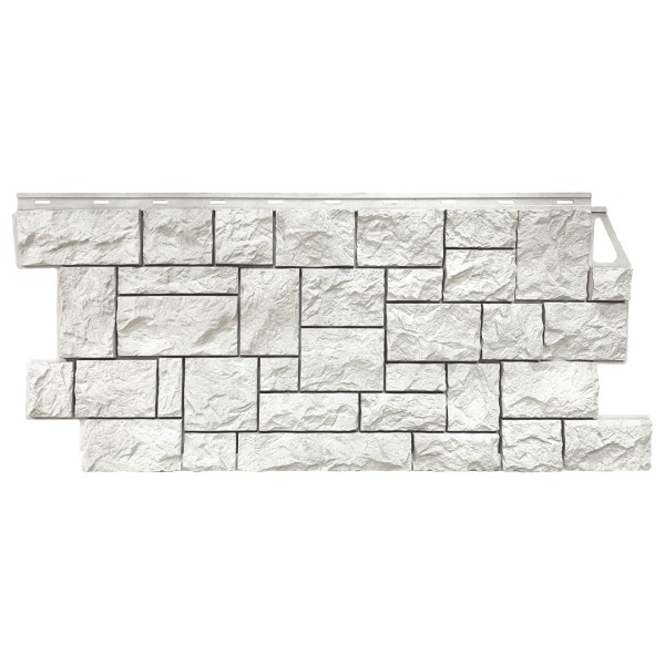 Фасадная панель FineBer, Камень Дикий, Жемчужный купить в Пушкино