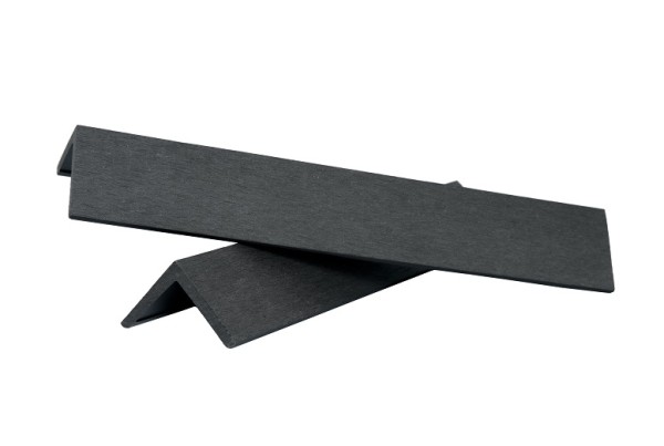 Уголок ДПК завершающий шлифованный SINGARAJA чёрный купить в Пушкино