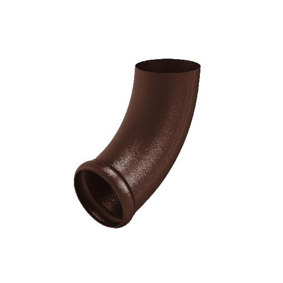 Водосток Aquasistem, Система 125x90 - Отвод трубы декоративный RAL 8017 Коричневый matt купить в Пушкино