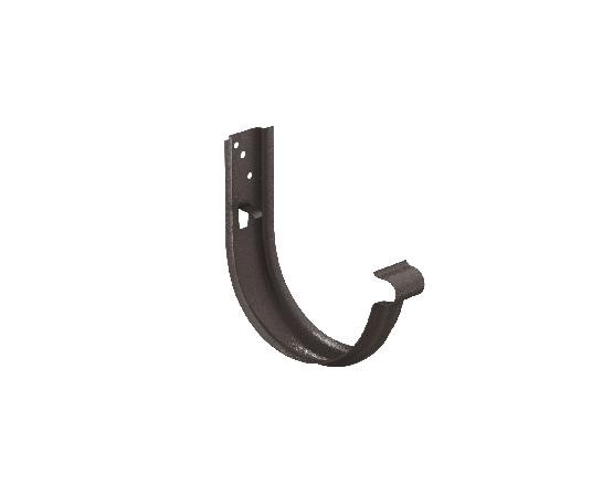 Водосток Aquasistem, Система 125x90 - Крюк универсальный с комплектом крепления RR 32 Тёмно-коричневый matt купить в Пушкино