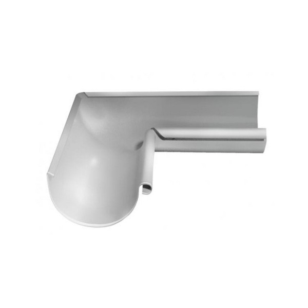 Водосток Grand Line 125x90 – Угол внутренний 90° RAL 9003 купить в Пушкино