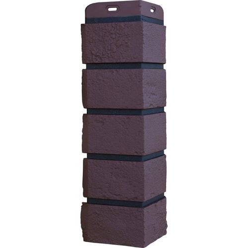 Угол Grand Line состаренный кирпич Элит каштан, ШОВ чёрный купить в Пушкино