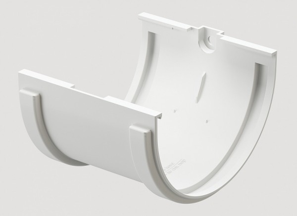 Соединитель желобов ПВХ Docke STANDART пломбир купить в Пушкино