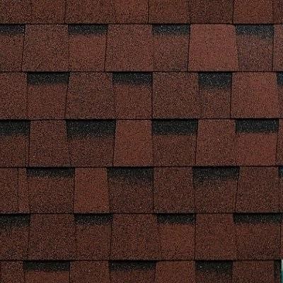 Двухслойная ламинированная черепица Shinglas, серия Фазенда – Красный купить в Пушкино