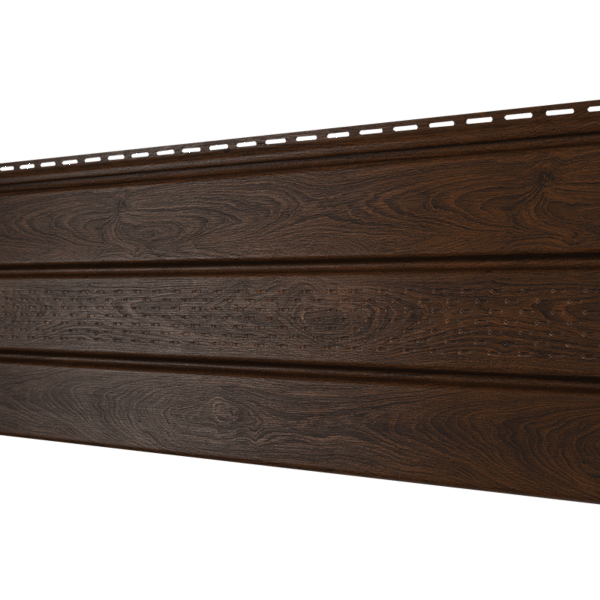 Софит Ю-Пласт перфорация по центру, Орех тёмный купить в Пушкино