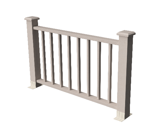 Ограждения декоративное ДПК GRINDERDECO Альма 1500 со скрытым крепежом выбеленый дуб купить в Пушкино