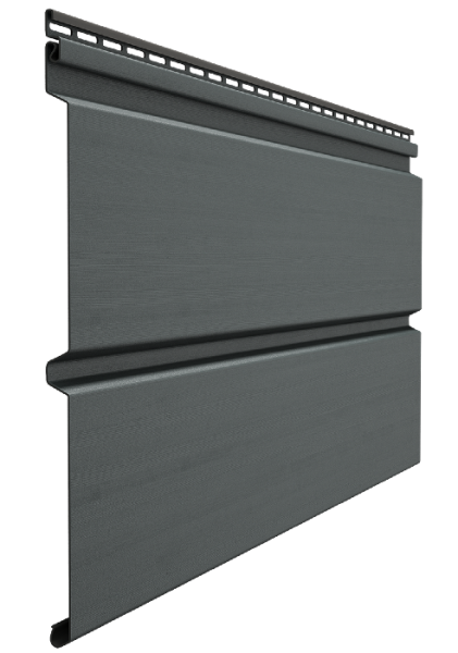 Виниловый сайдинг docke (дёке) - профиль D6S графит купить в Пушкино