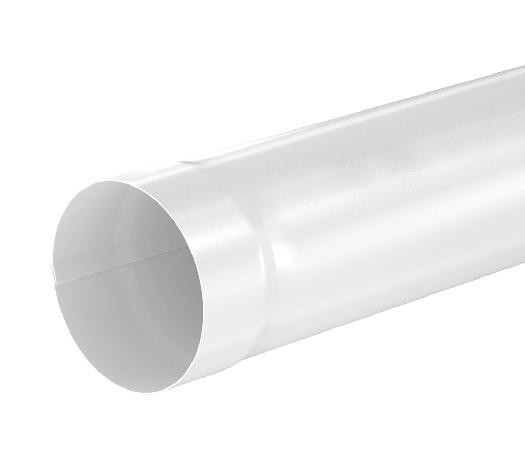 Водосток Aquasistem, система 125x90 - Труба водосточная 3.00м RAL 9003 Белый купить в Пушкино